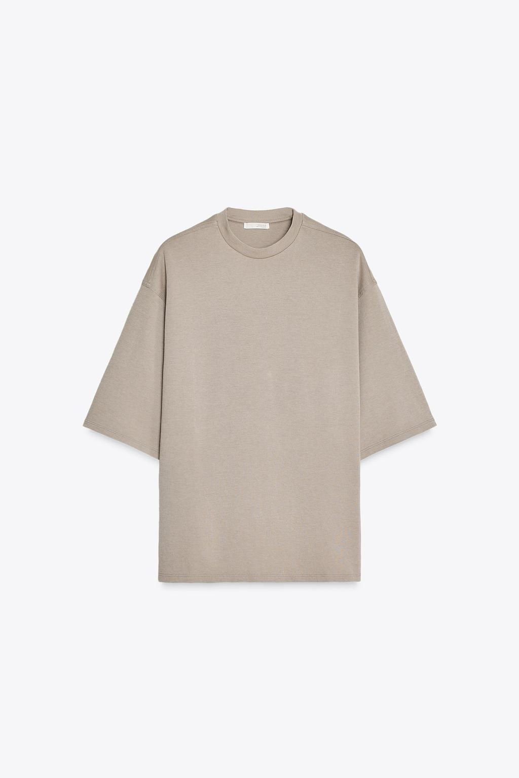 WASHED EFFECT INTERLOCK T-SHIRT - Zara фото 11