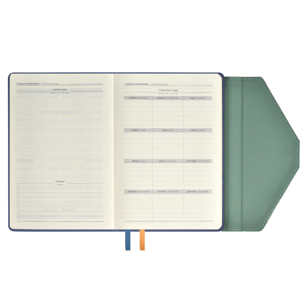 Ежедневник недатированный ESCALADA, А5, 160 л., арт. 63978/ 15 РУФФО СЕРО-ГОЛУБОЙ  фото 17