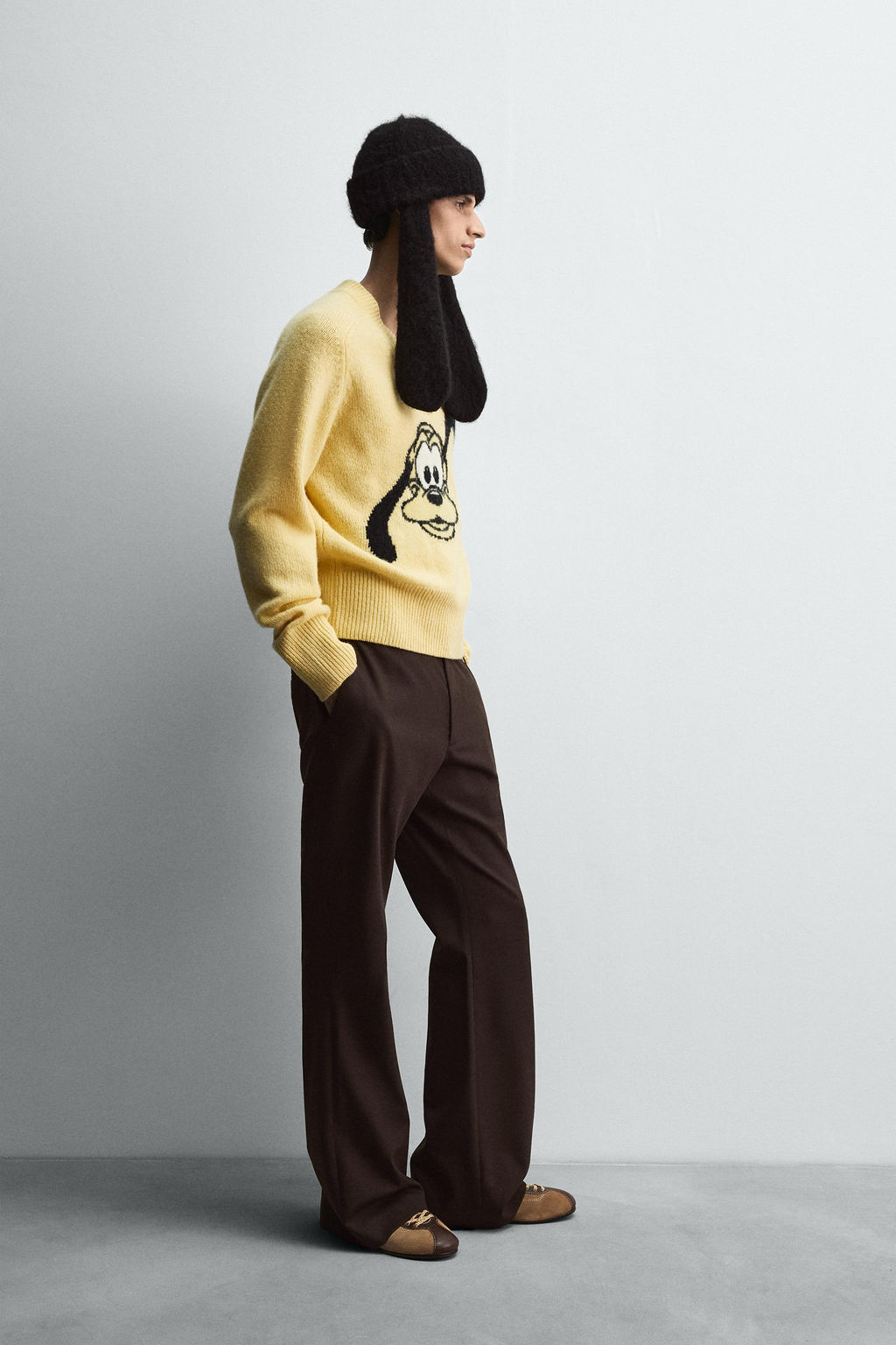 PLUTO WOOL SWEATER HARRY LAMBERT FOR ZARA X DISNEY  фото 4