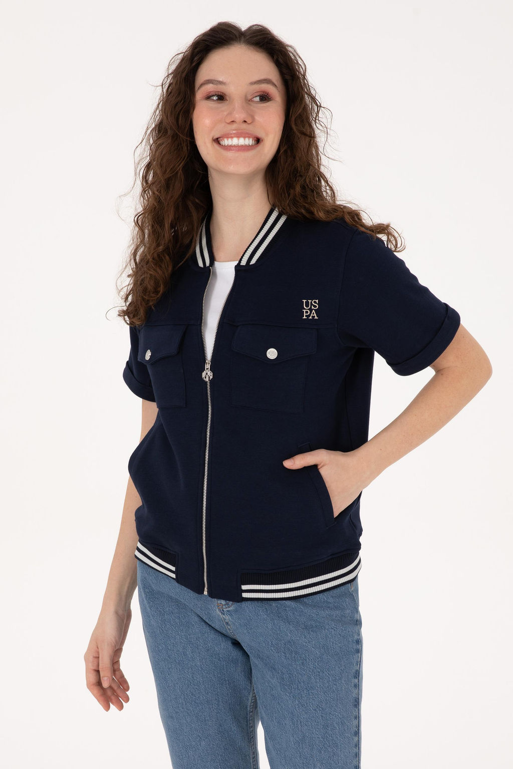 Kad_n Lacivert Sweatshirt - U.s. polo assn фото 3