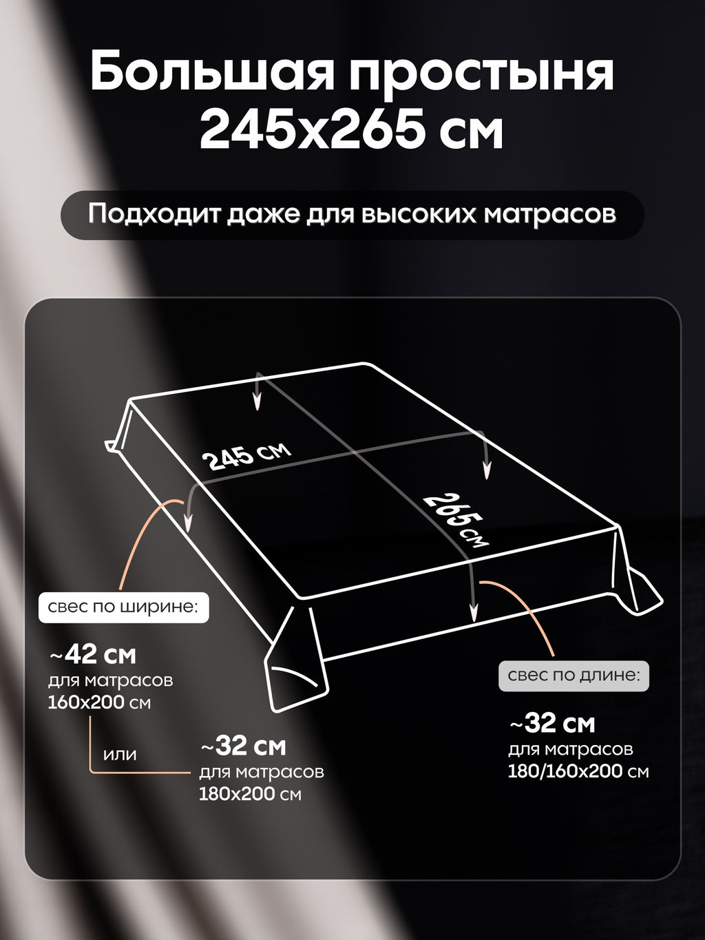 Комплект постельного белья Однотонный Сатин Премиум OCP006 2 спальный - Ситрейд фото 2