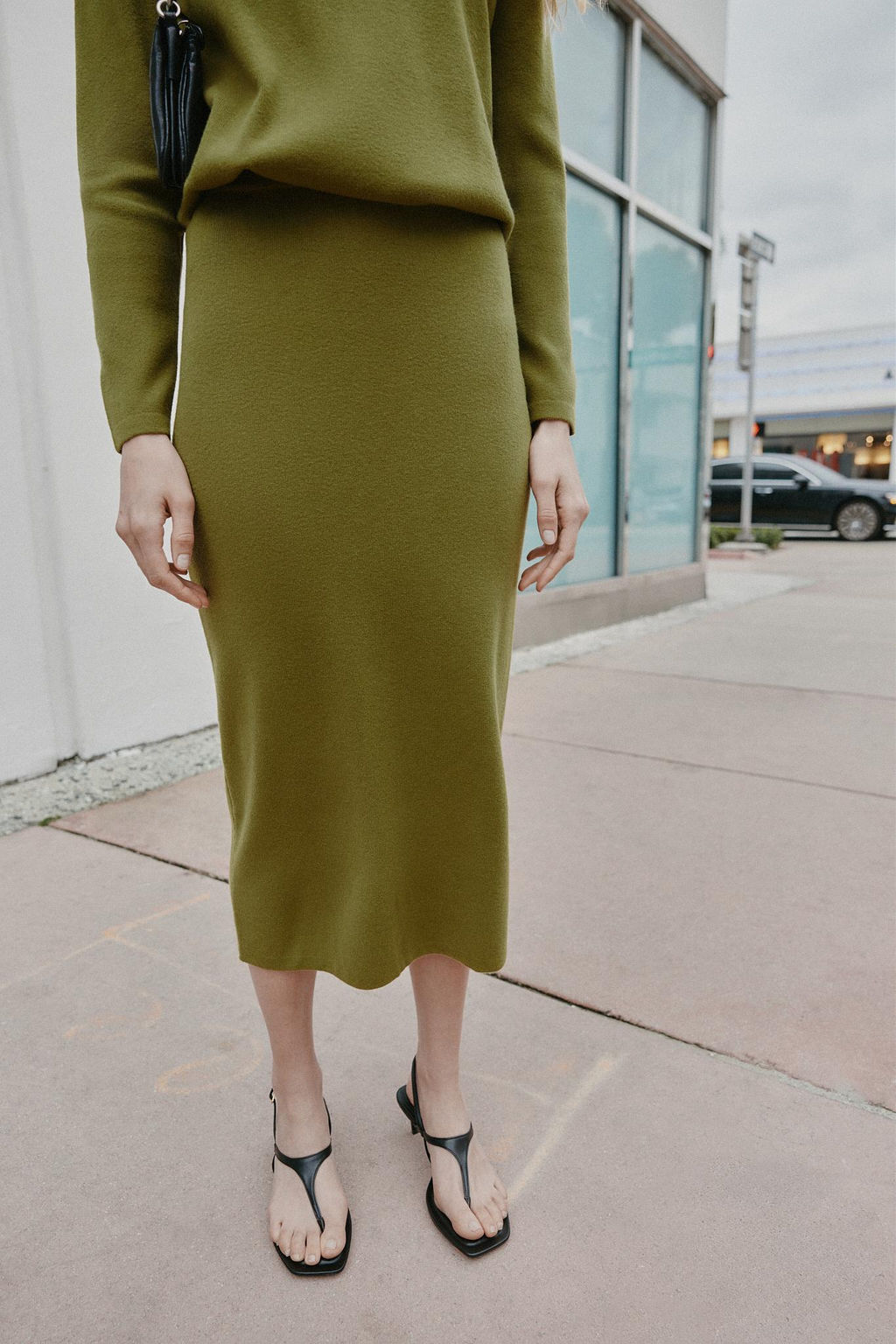 KNIT MIDI SKIRT - Zara фото 9