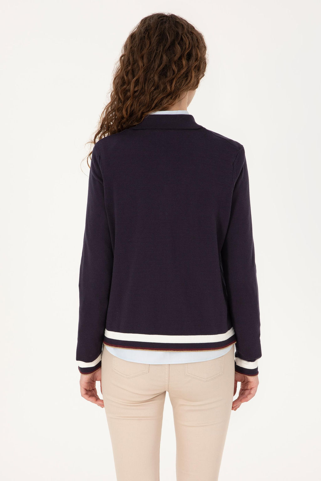 Kad_n Lacivert Kazak - U.s. polo assn фото 5