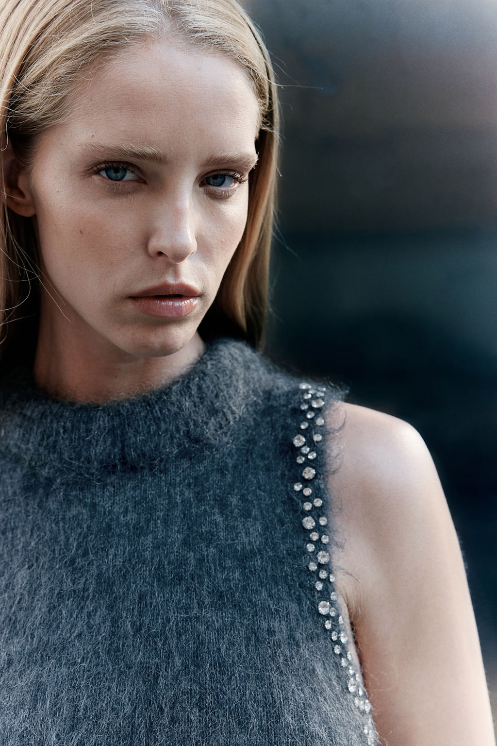 Top en mezcla de mohair con detalles de strass - H&m фото 3