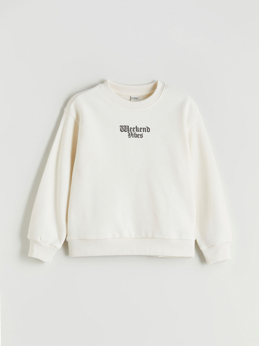 Bisiklet Yaka K?z ?ocuk Sweatshirt