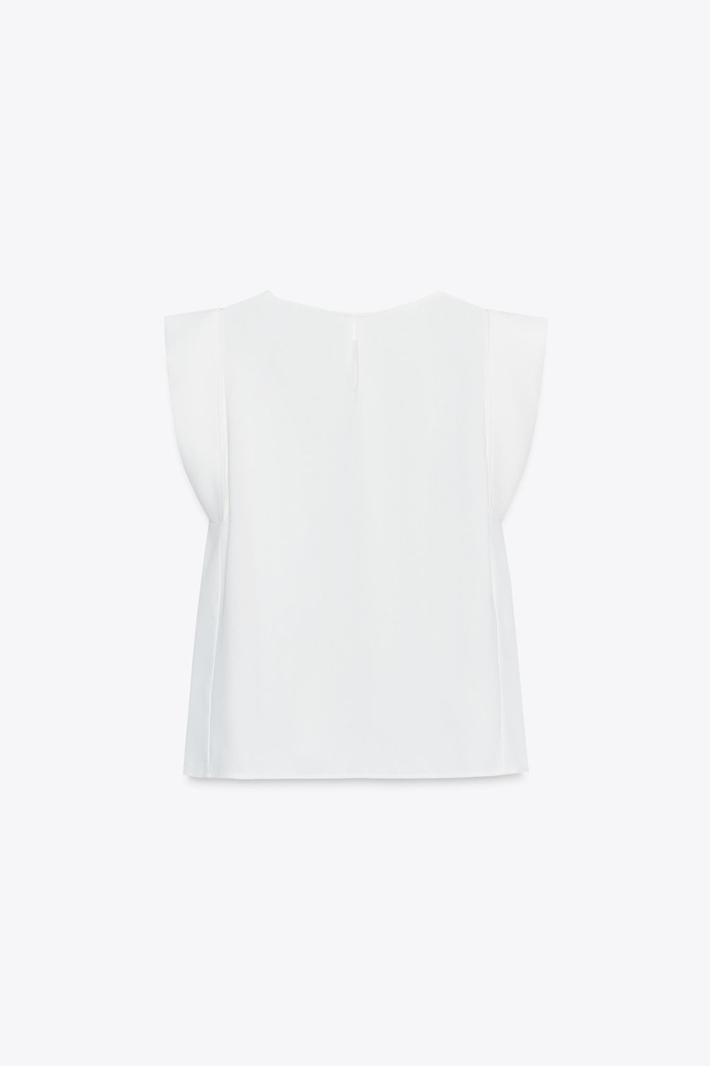 SLEEVELESS TOP WITH DEFINED SHOULDERS - Zara фото 5