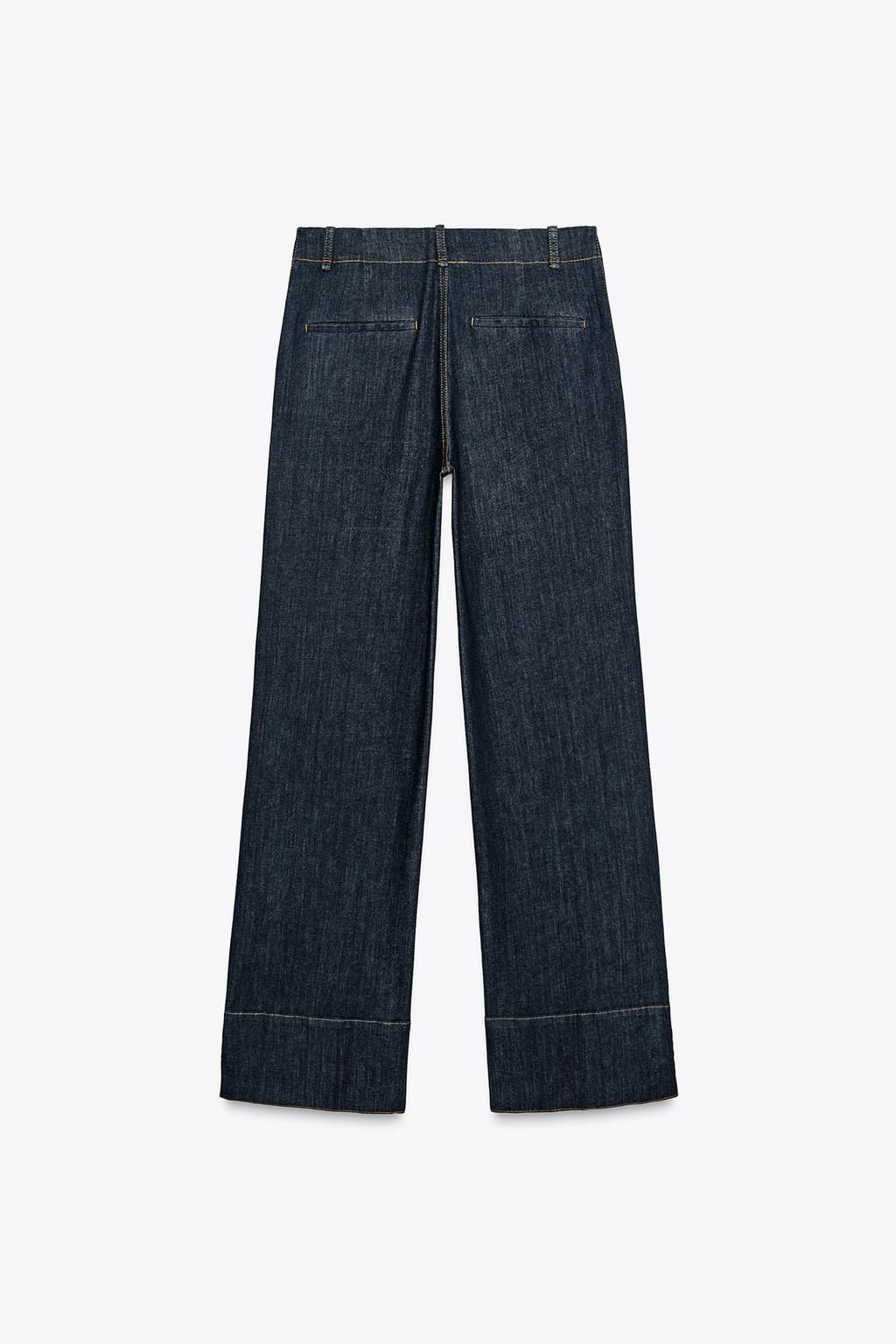 BOOTCUT PINTUCK TROUSERS - Zara фото 14