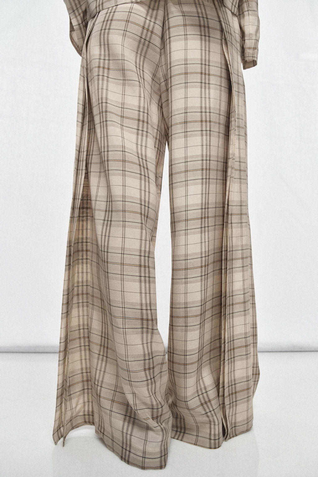 CHECK TROUSERS ZW COLLECTION - Zara фото 2