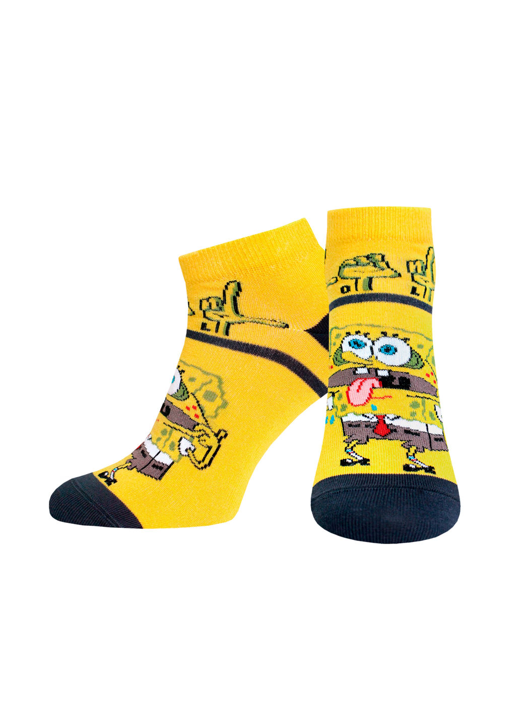 Цена за 2 пары. Носки мужские БРЕСТСКИЕ НОСКИ МУЖСКИЕ 2139 SPONGEBOB (укороченные)