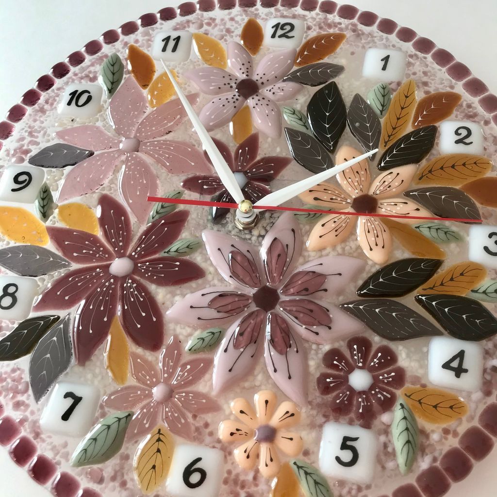 Настенные часы Сиреневые - Стрекоза фото 9