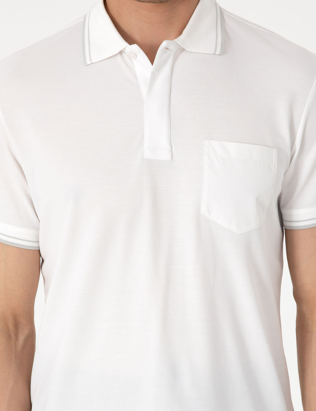 Ekru Ultralight Kuma_ Slim Fit Polo Yaka Ti__rt