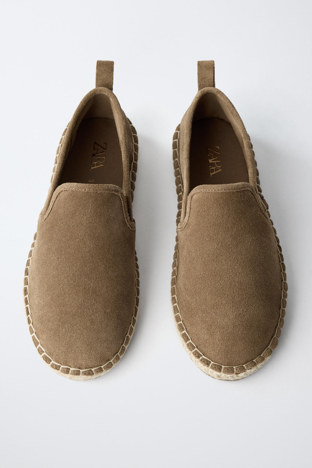 ZAPATO YUTE PIEL / Marr?n - Zara фото 4