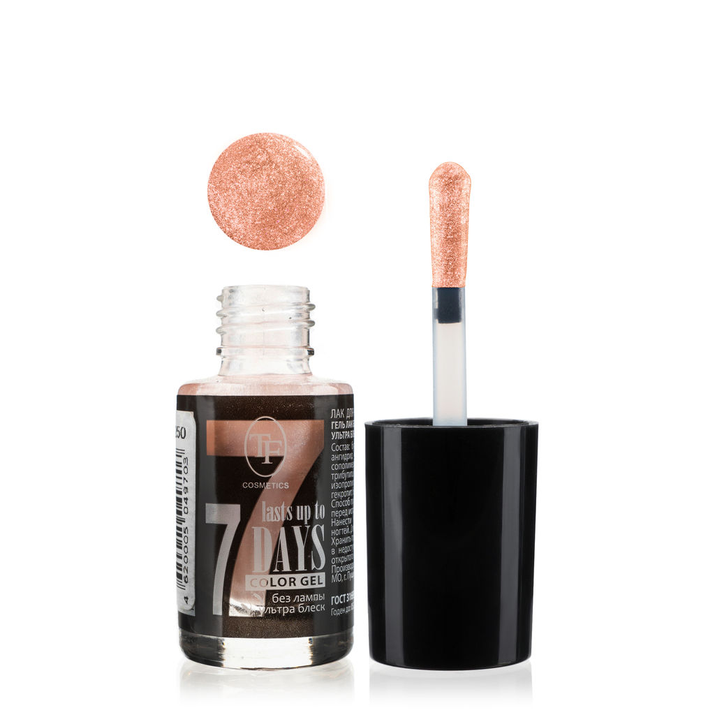 TF Лак для ногтей COLOR GEL тон 250 Pearl/Перламутровый 8мл