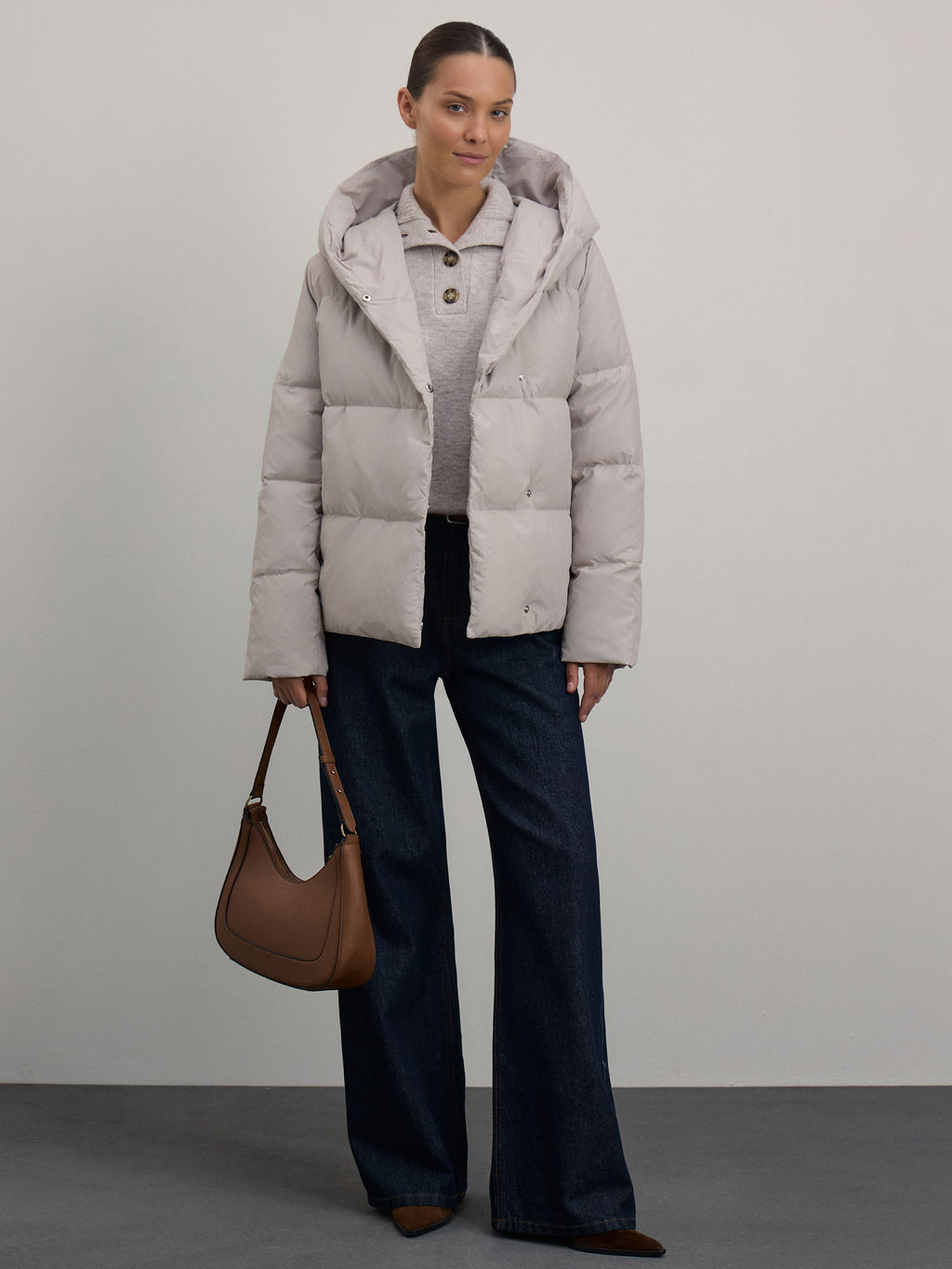 Куртка стеганая с капюшоном / Zarina  фото 2