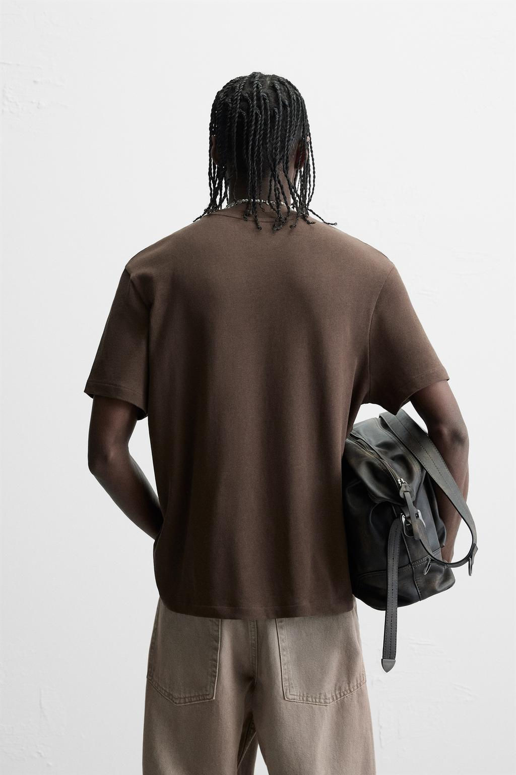 BASIC KNIT T-SHIRT - Zara фото 36