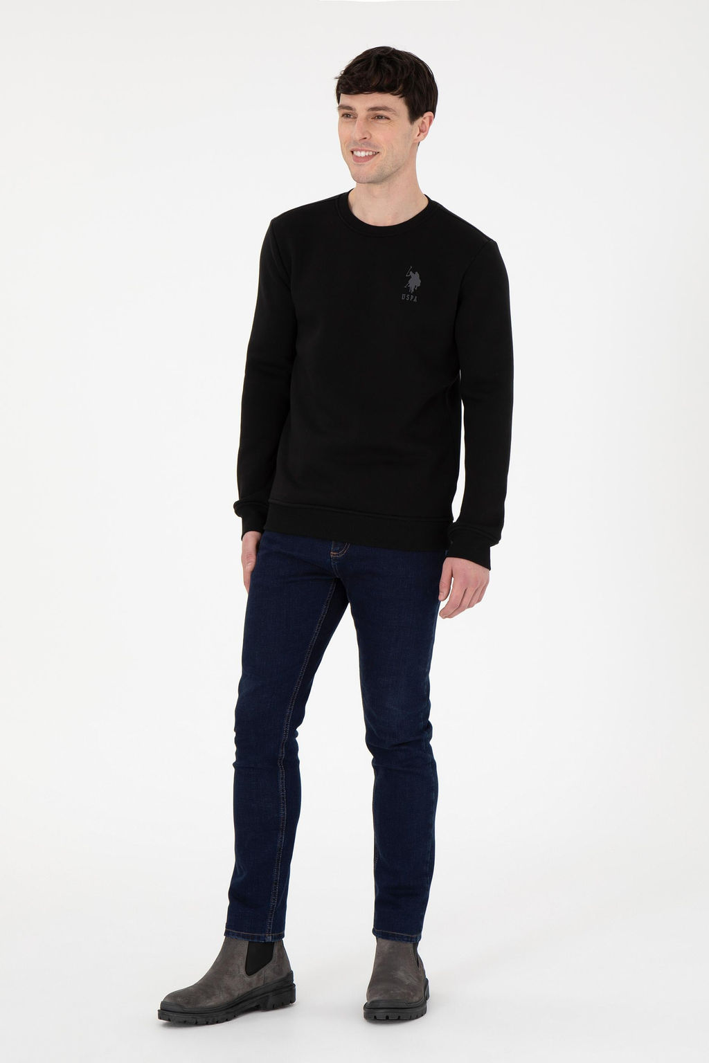 Мужской черный свитшот Неожиданная скидка в корзине - U.s. polo assn фото 11