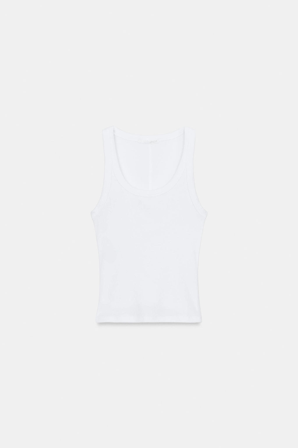 RIB SLEEVELESS TOP - Zara фото 14