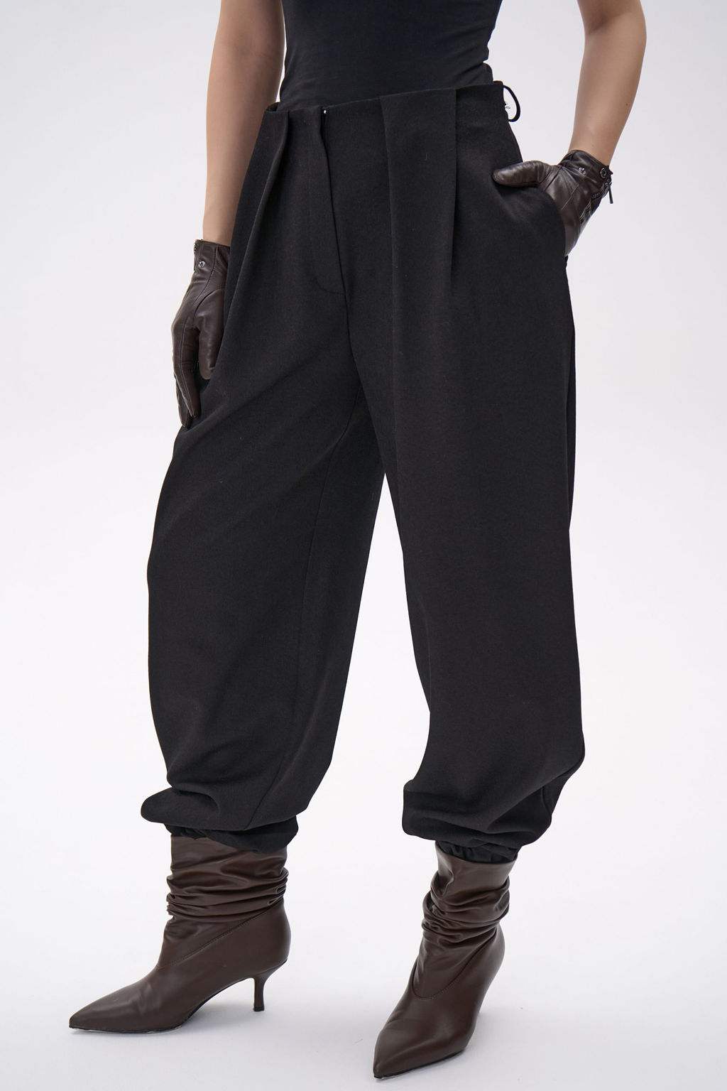 Брюки  алладины Джуди (чёрный) - Эльза фото 13