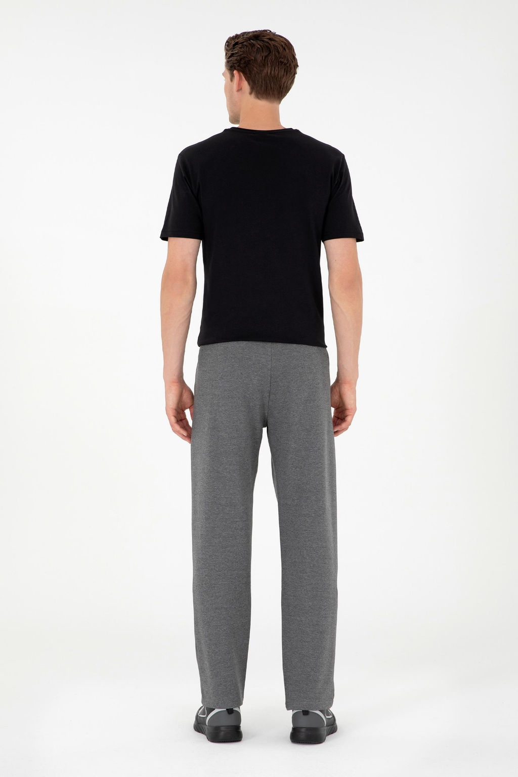 Мужские спортивные штаны антрацитового меланжа Неожиданная скидка в корзине - U.s. polo assn фото 4