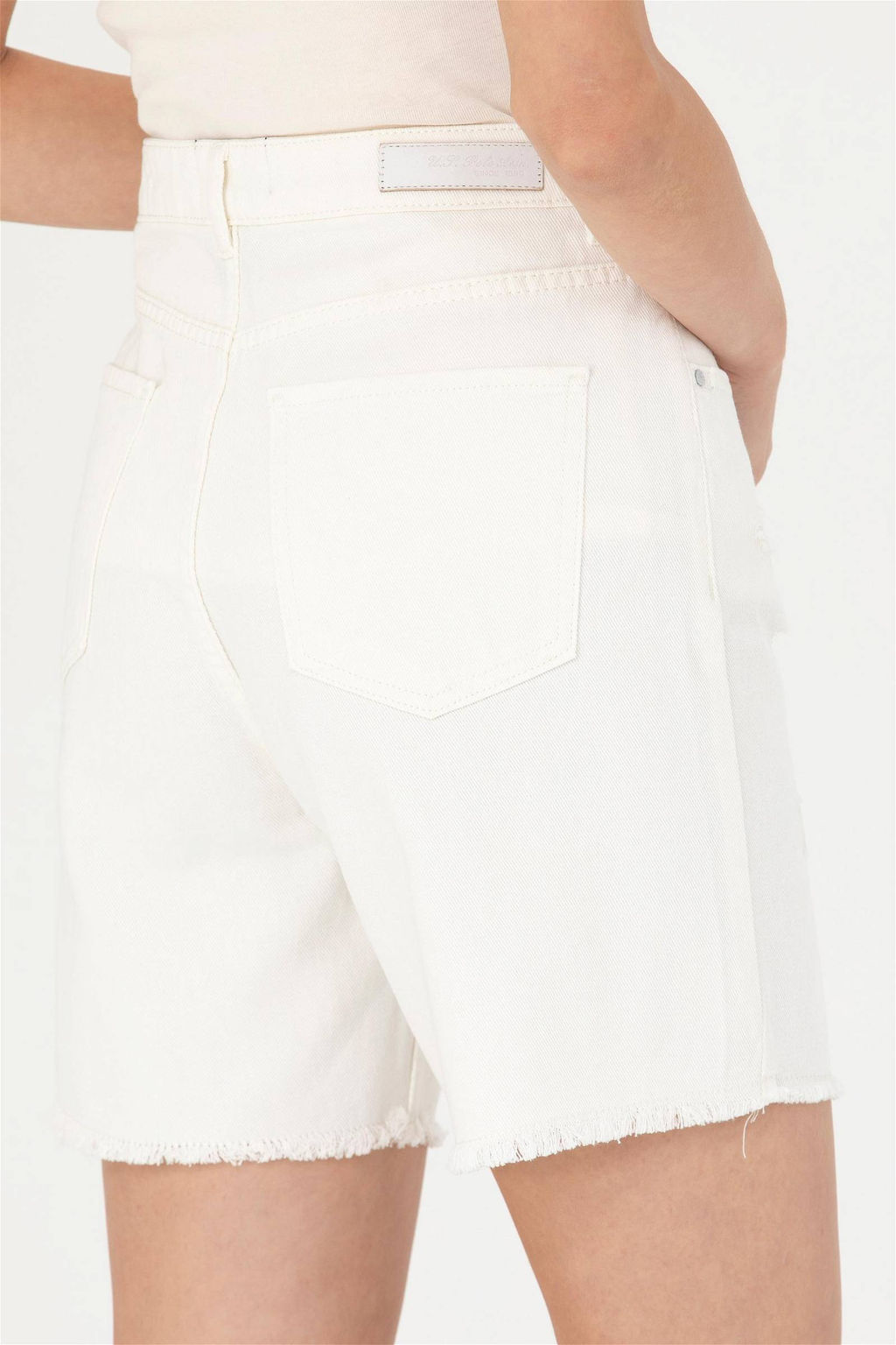 U. S. Polo Assn Женские белые джинсовые шорты Неожиданная скидка в корзине - U.s. polo assn фото 14