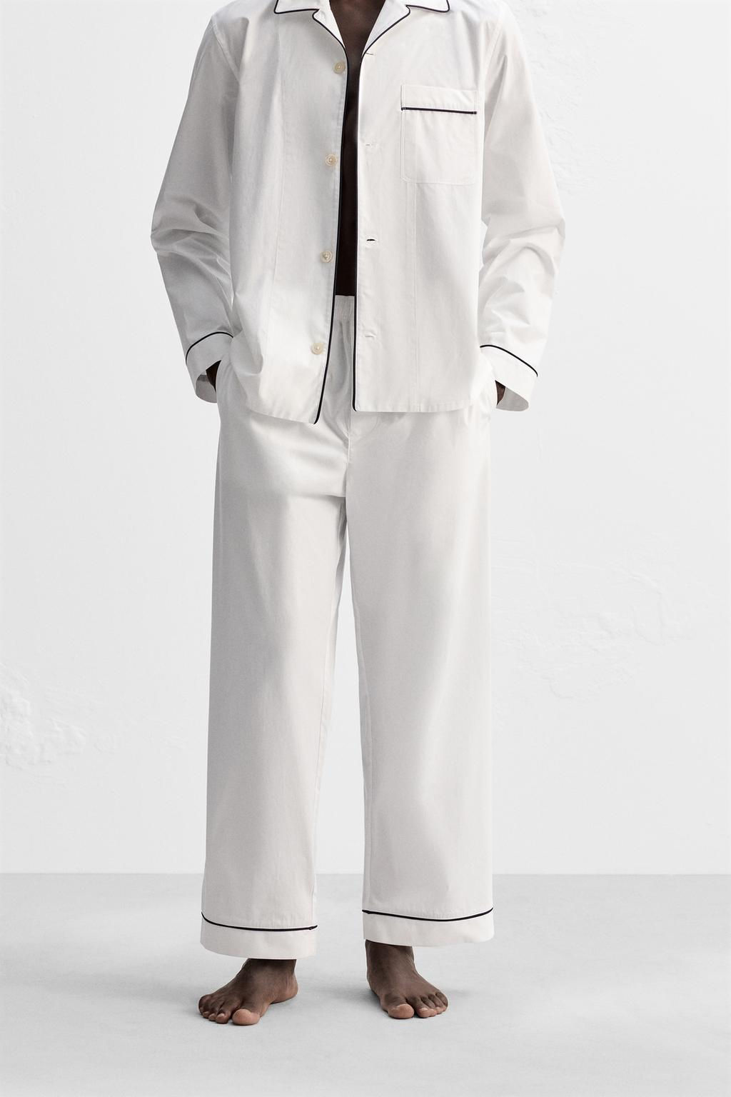 CONTRAST PYJAMA BOTTOMS - Zara фото 2