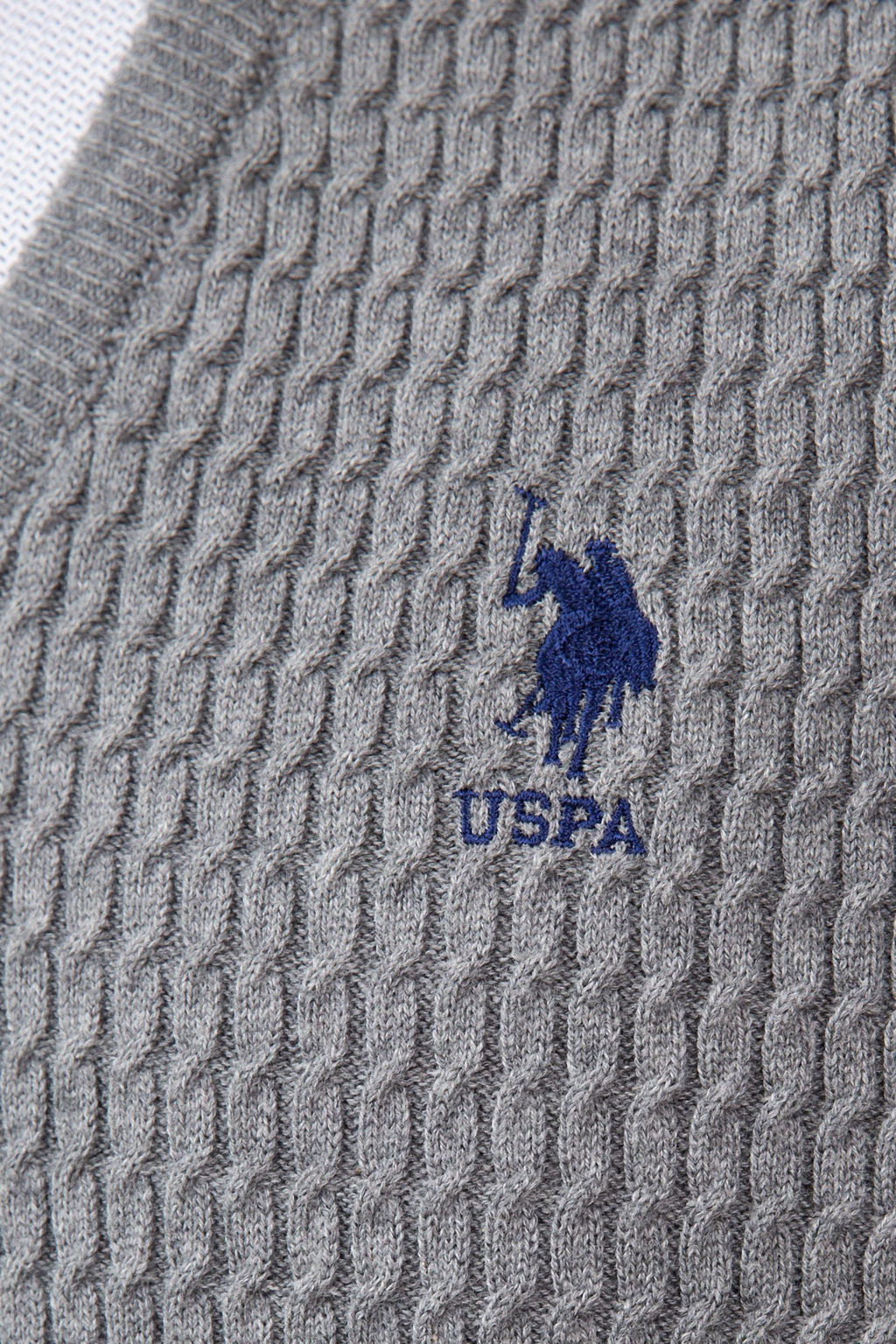 Erkek Gri Melanj Basic Kazak