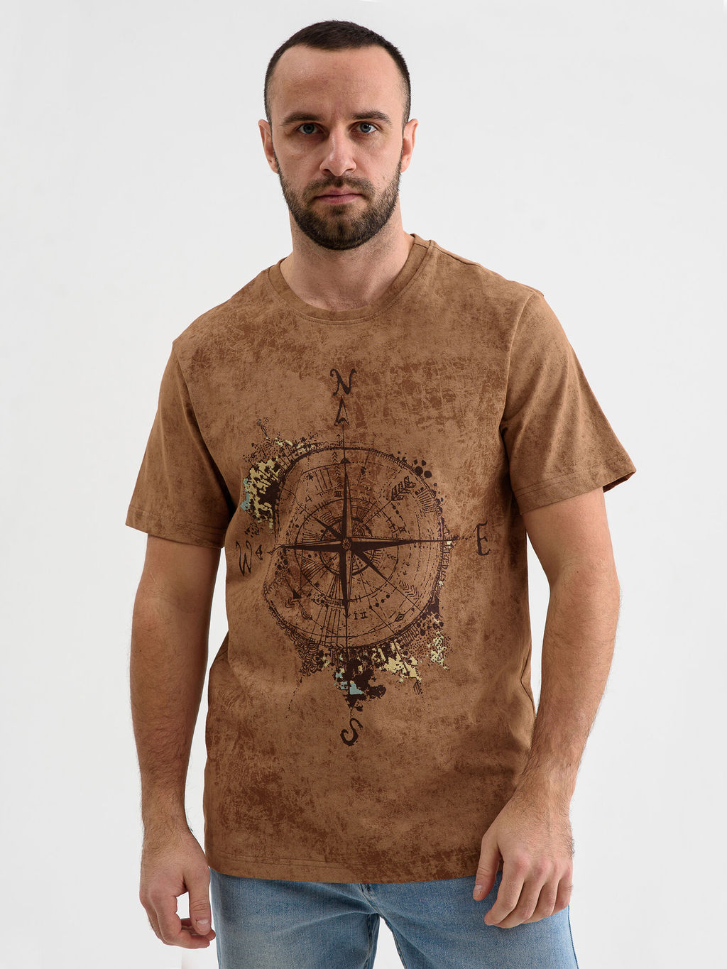 Футболка 100% ХЛОПОК Роза ветров - Оптима фото 9