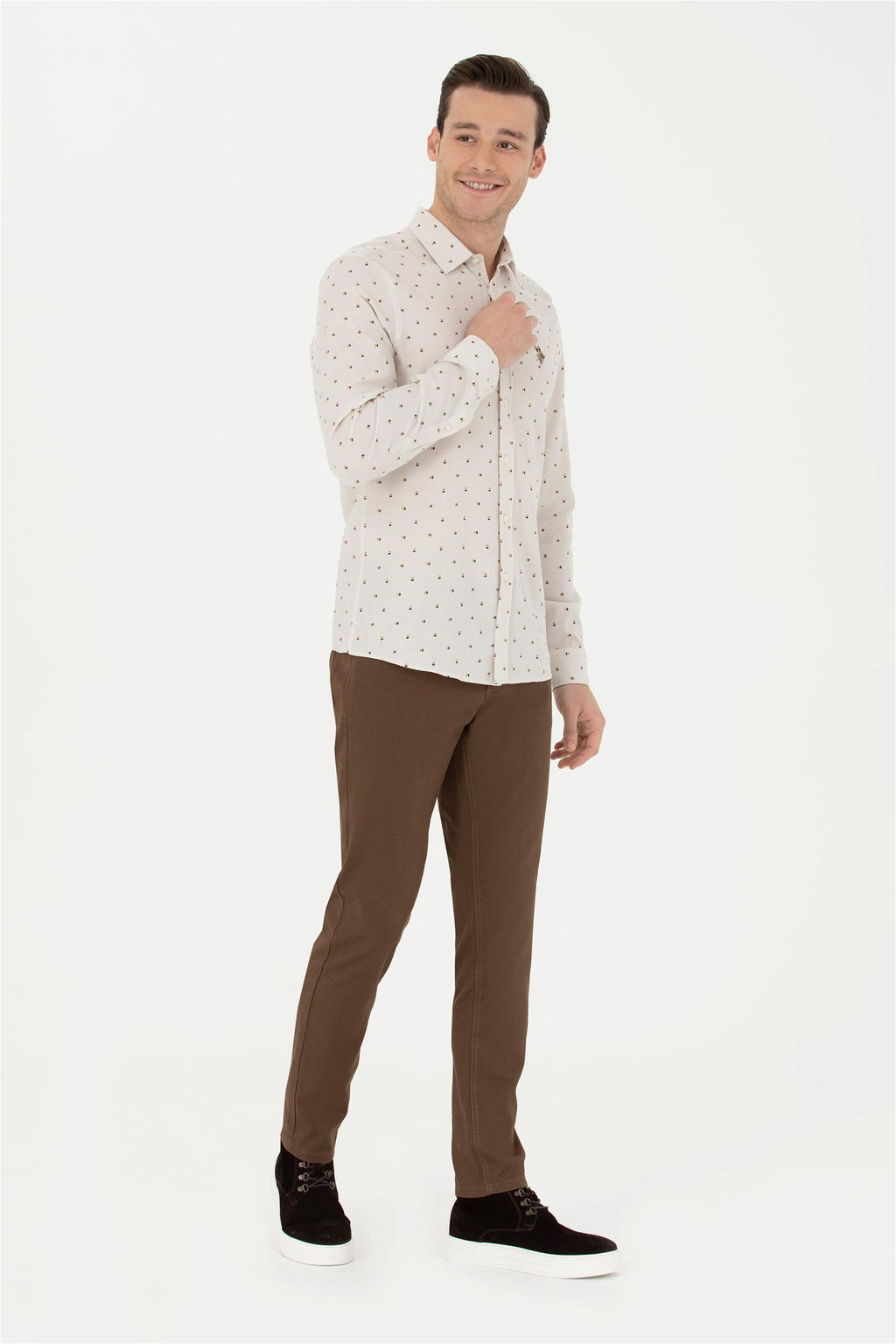 Мужские брюки из кокосовой ткани - U.s. polo assn фото 8