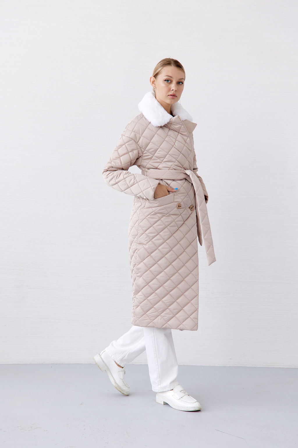 Куртка женская демисезонная 25660 (серый опал) - Kankan фото 5