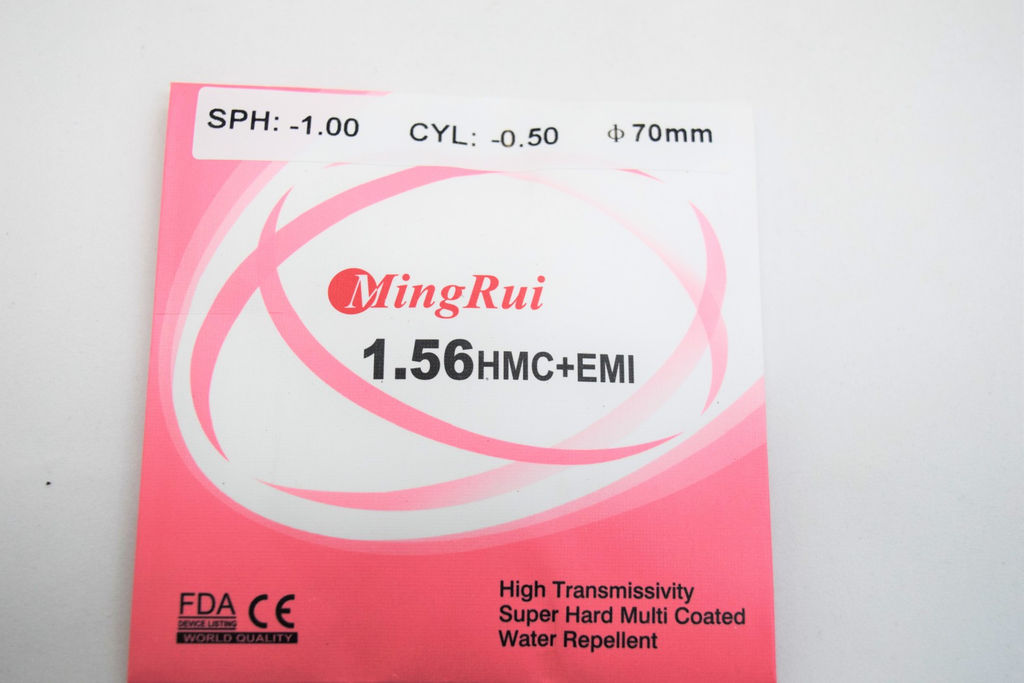 Цена за 1 шт. Линзы MINGRUI Ф70 индекс 1.56 SPH -0,50 CYL -0.50