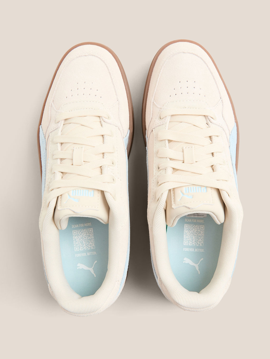 Женские кеды PUMA Karmen II Idol SD Артикул 4587885, светло-бежевый