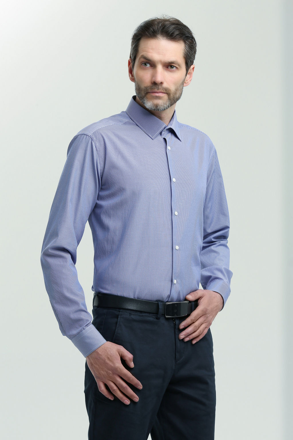 Мужская рубашка 22-52-нт-02 - Nicolo angi фото 5