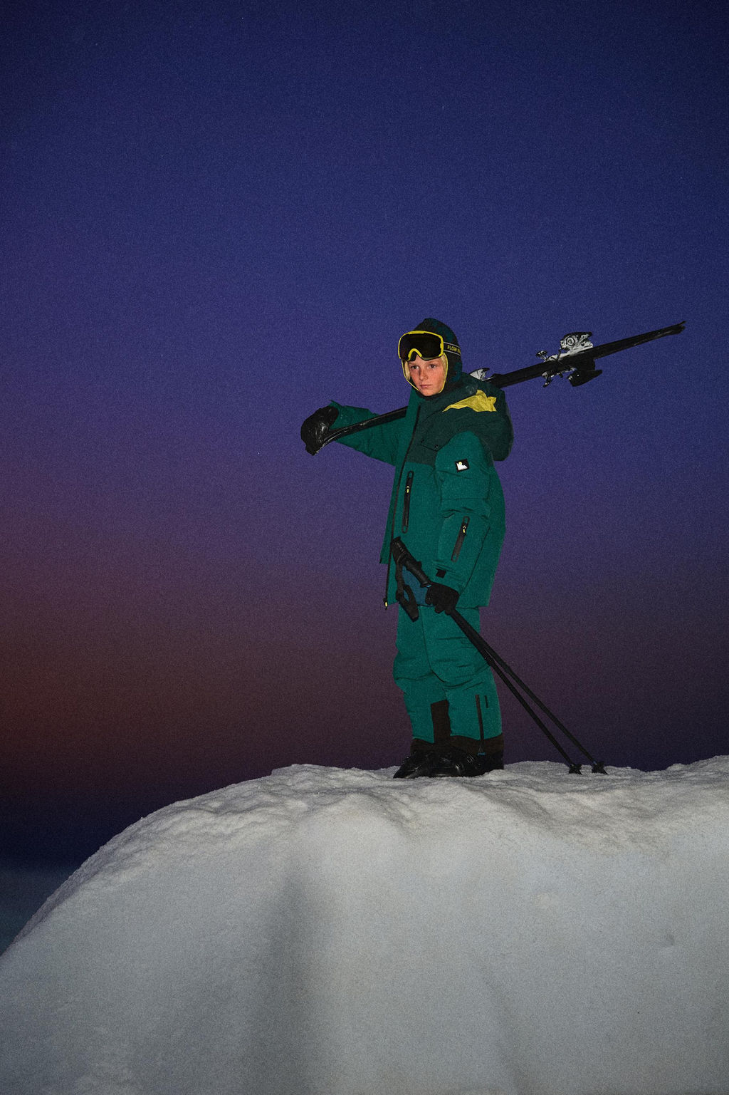 DOWN AND FEATHER PUFFER JACKET WITH REMOVABLE HOODIE, WATER-RESISTANT AND WINDPROOF COLOUR BLOCK RECCO® SYSTEM SKI COLLECTION - Zara фото 15