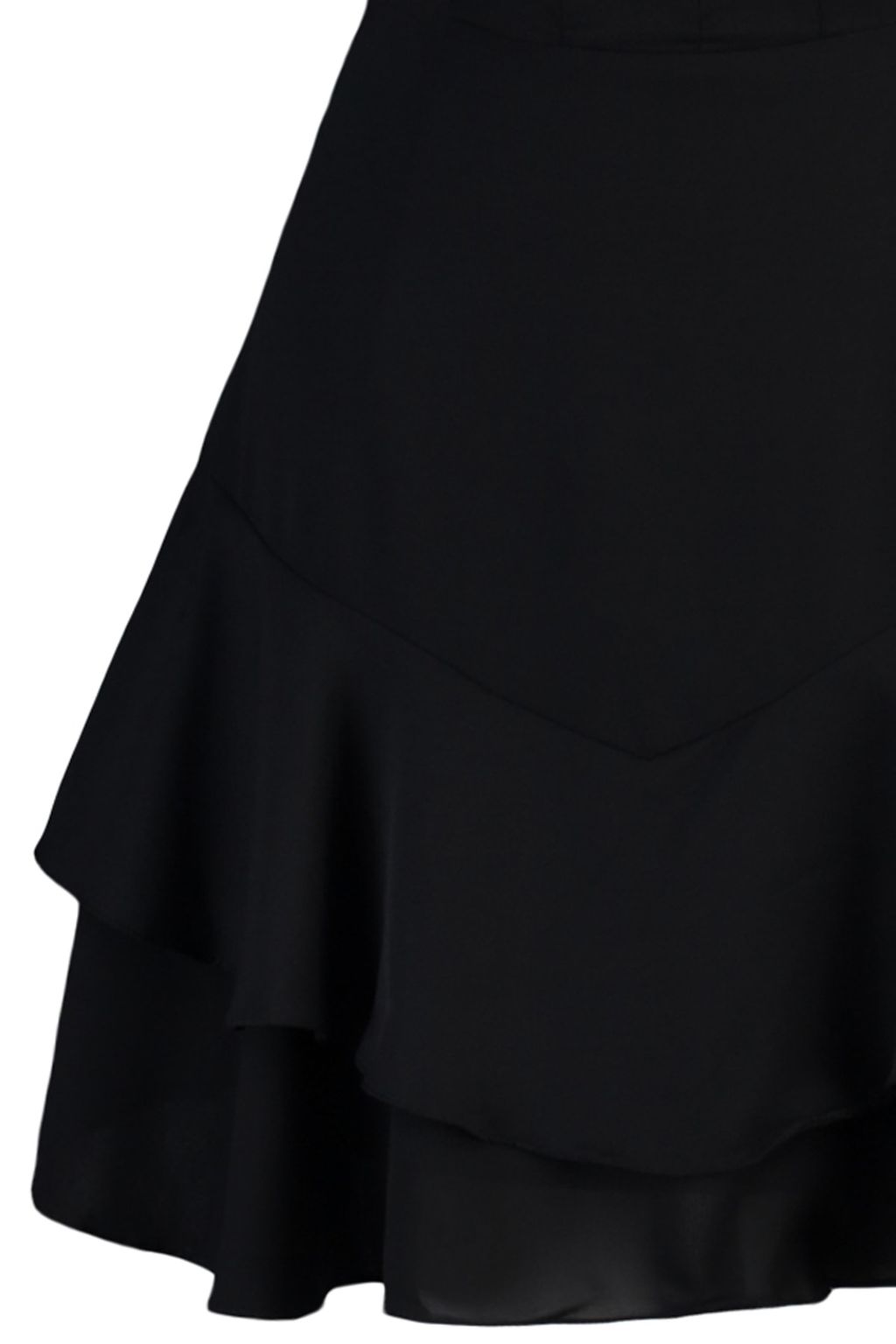 Siyah A-Kesim Balen Detayl? Dokuma K?sa Abiye Gece Mezuniyet Elbisesi TPRSS22EL00065