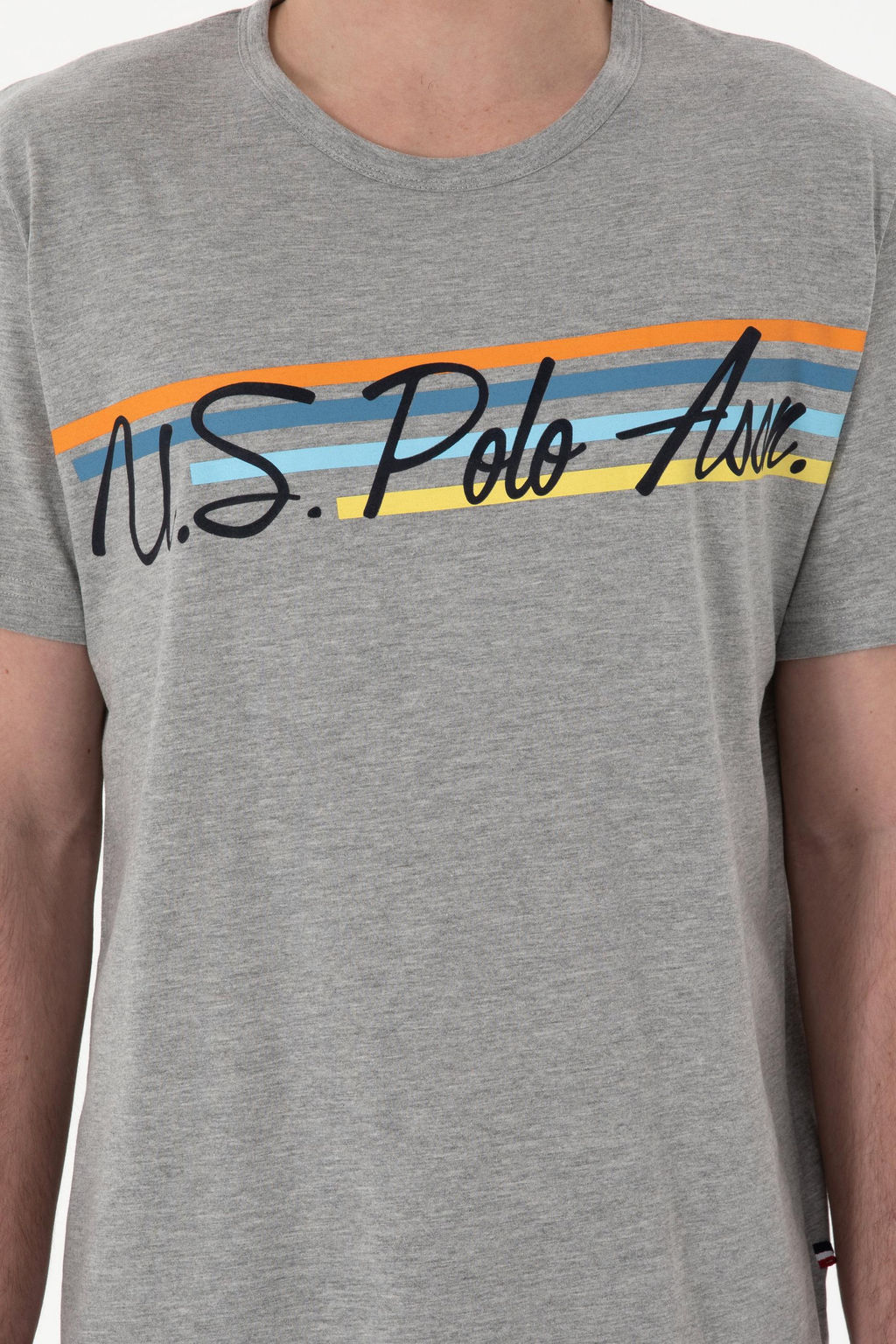 Erkek Bisiklet Yaka Gri Melanj Pijama Tak_m_ Sepette S_rpriz _ndirim - U.s. polo assn фото 6