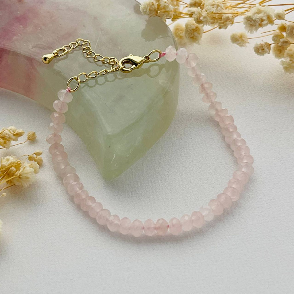 Браслет из Розового кварца - Радуга самоцветов фото 5