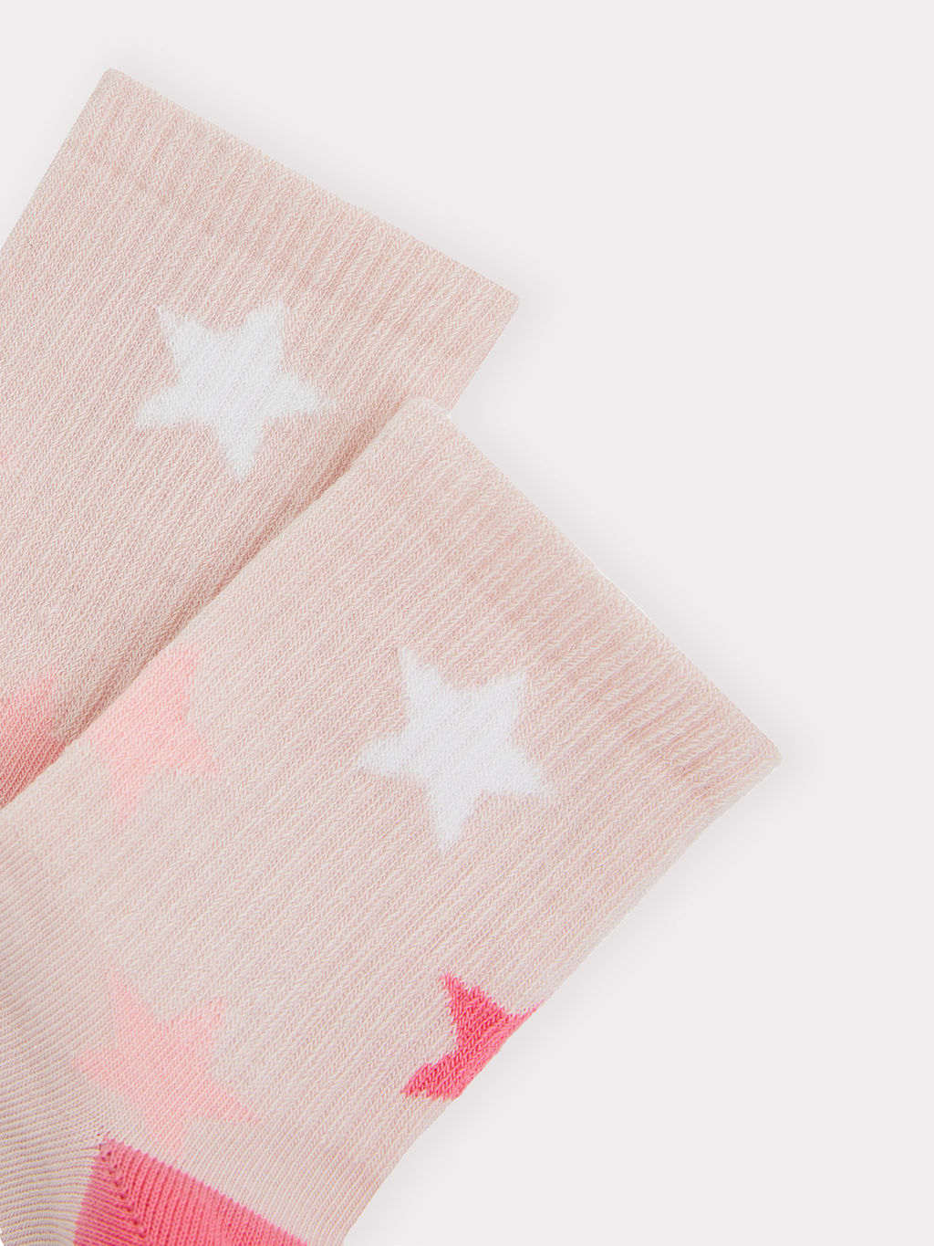 Цена за 5 пар! Носки детские розовые с рисунком в виде звездочек - Mark formelle фото 2
