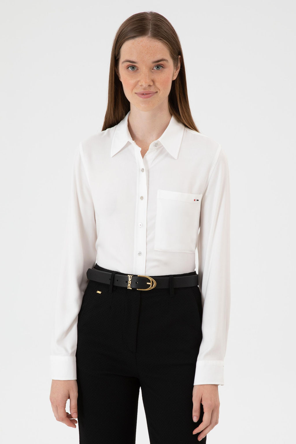 Kad_n Beyaz Uzun Kollu G_mlek Sepette S_rpriz _ndirim - U.s. polo assn фото 3