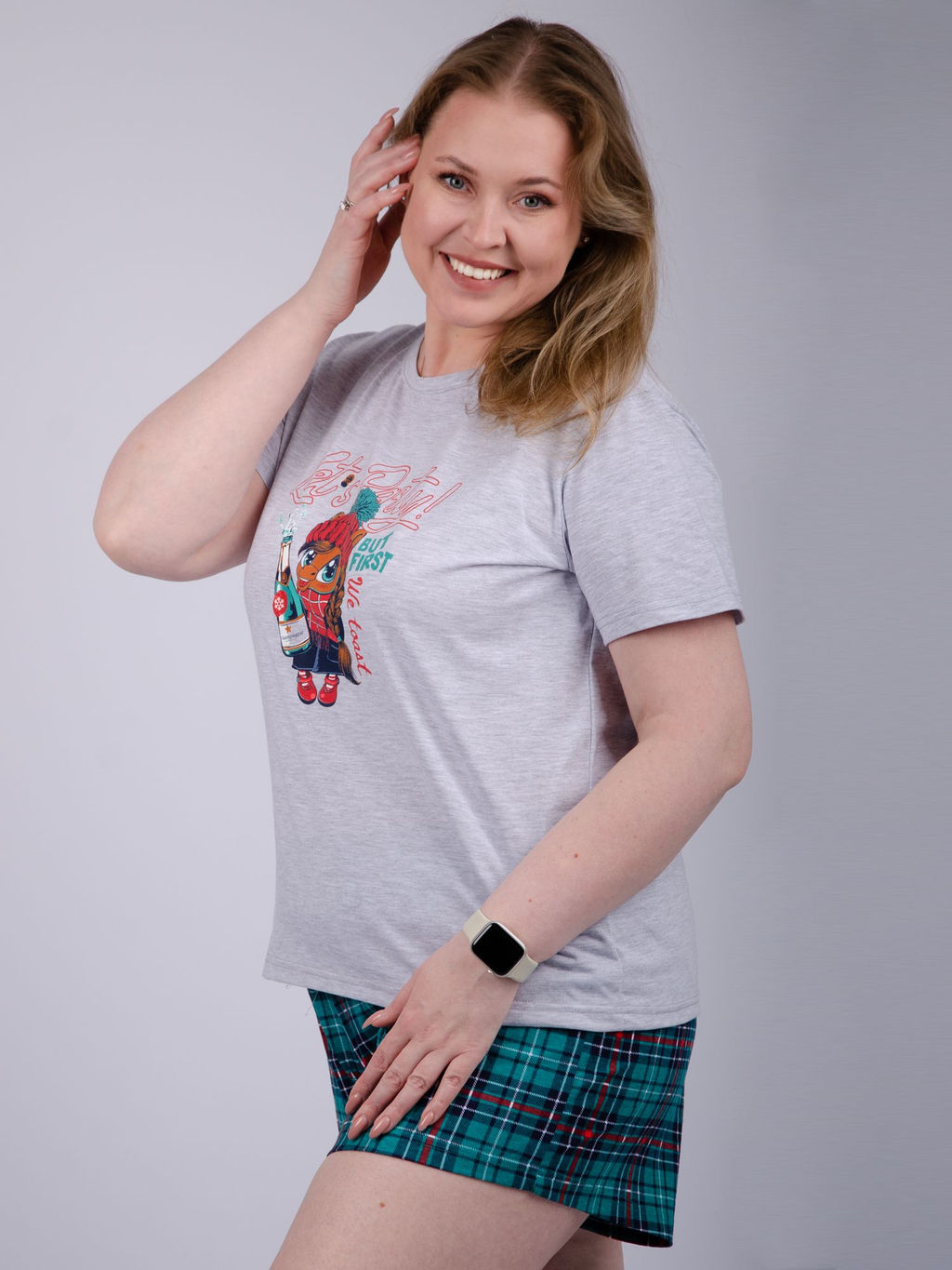 Пижама "Маруся" шорты, трикотаж