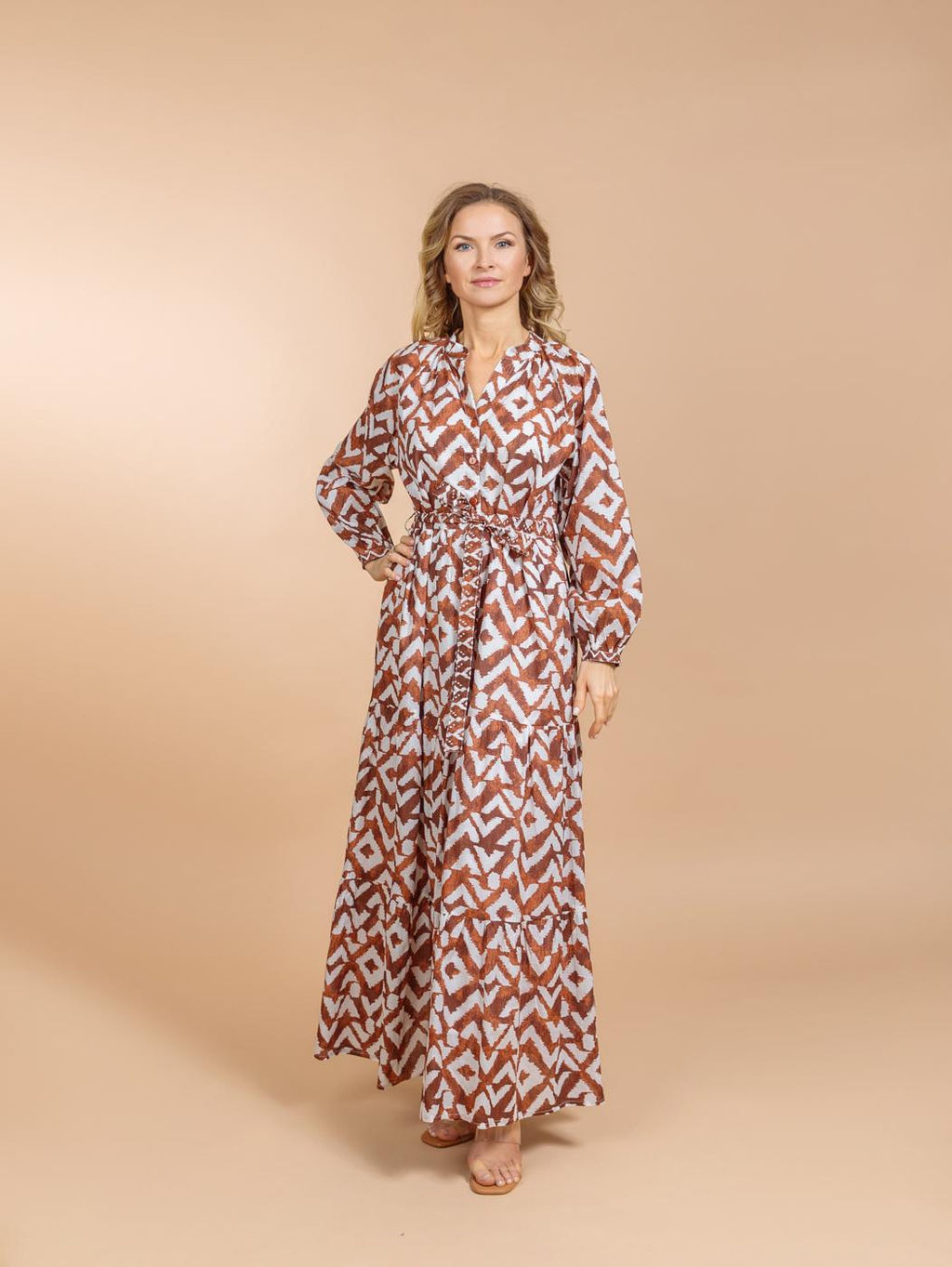 Платье (хлопок) №25-249-1 - Ганг фото 2