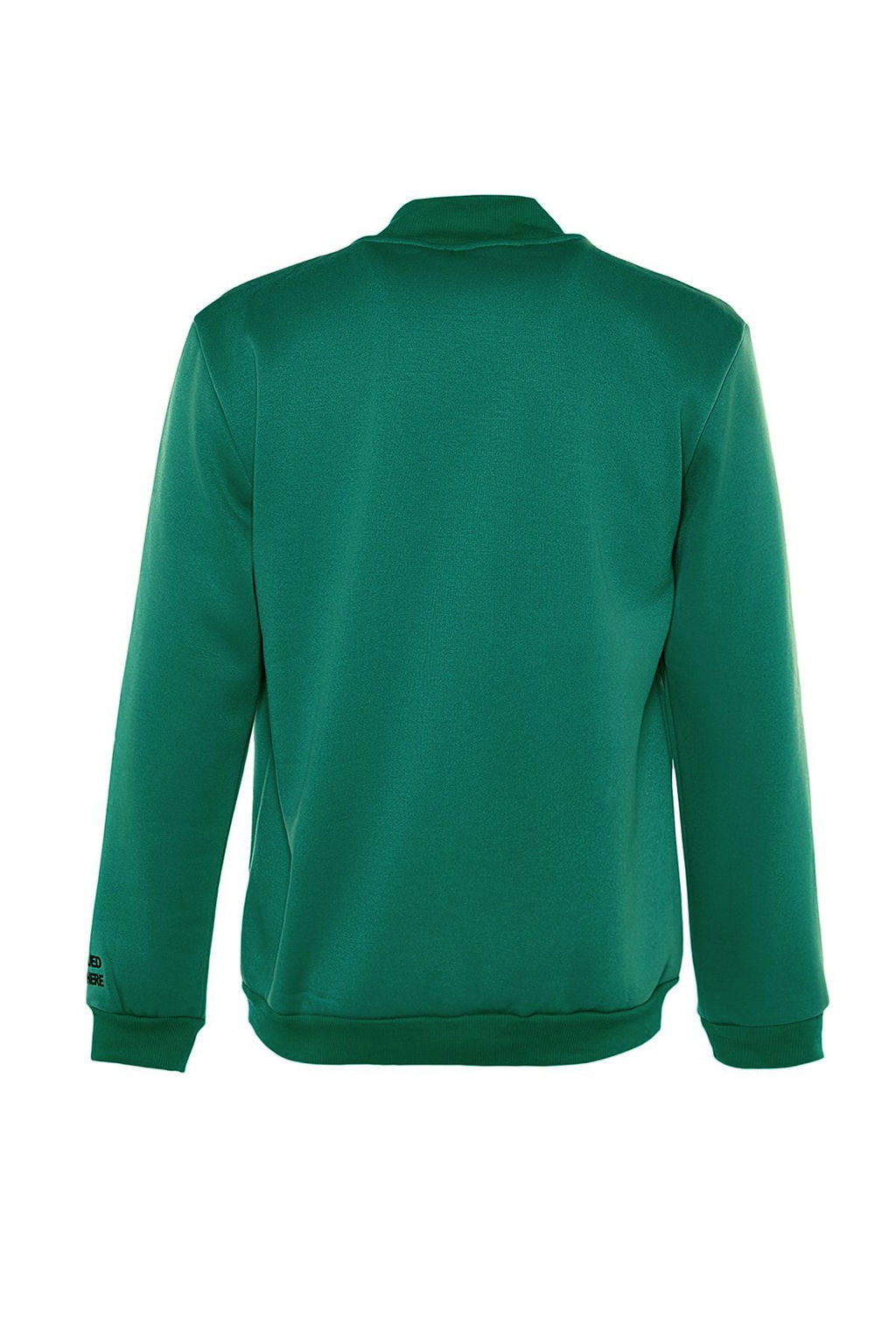 TRENDYOL MAN Ekru Regular/Normal Kesim Bal?kc? Yaka Ici Polar/S?cak Tutan Nak?sl? Sweatshirt TMNAW22SW0718 - Trendyolmilla фото 8