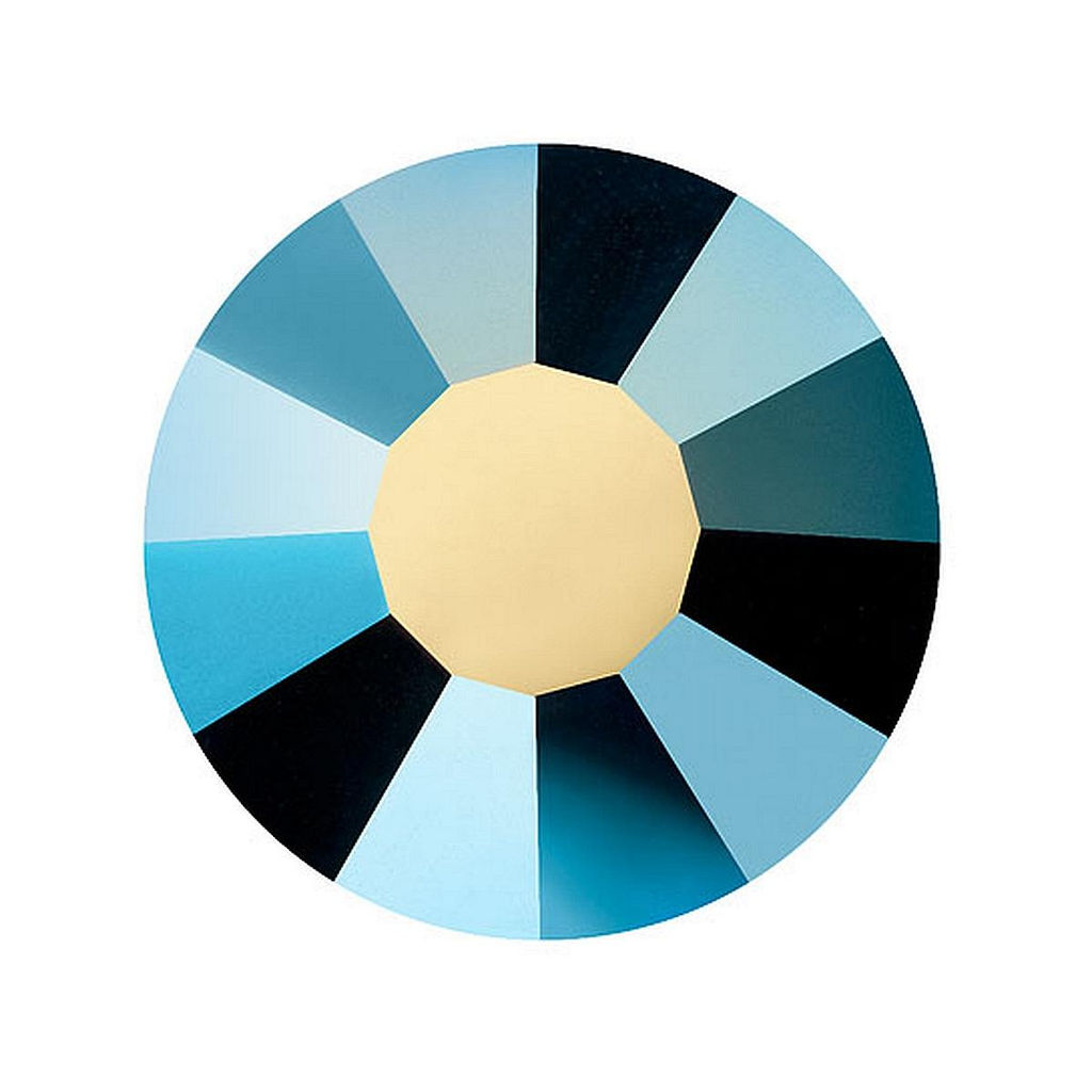 Страз клеевой PRECIOSA 438-11-612 i SS06 Crystal АВ 2 мм стекло 144 шт в пакете черный/перламутр (Jet 23980)