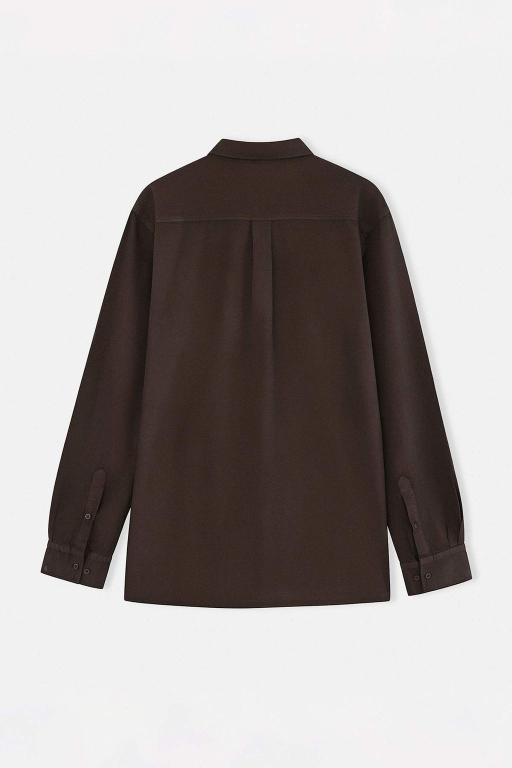 Koyu Kahverengi Regular Erkek Buyuk Beden Gomlek TMNSS26AX00008 - Trendyolmilla фото 3