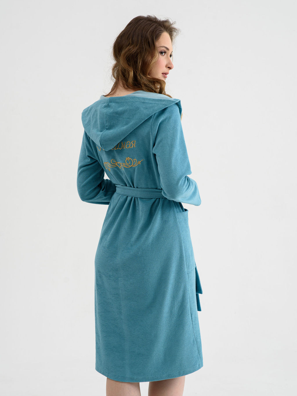 Халат 80% ХЛОПОК Любимая - Оптима фото 7