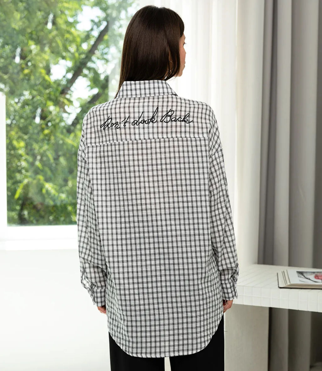 Рубашка #КТ180 (2), чёрный - Dommod фото 3