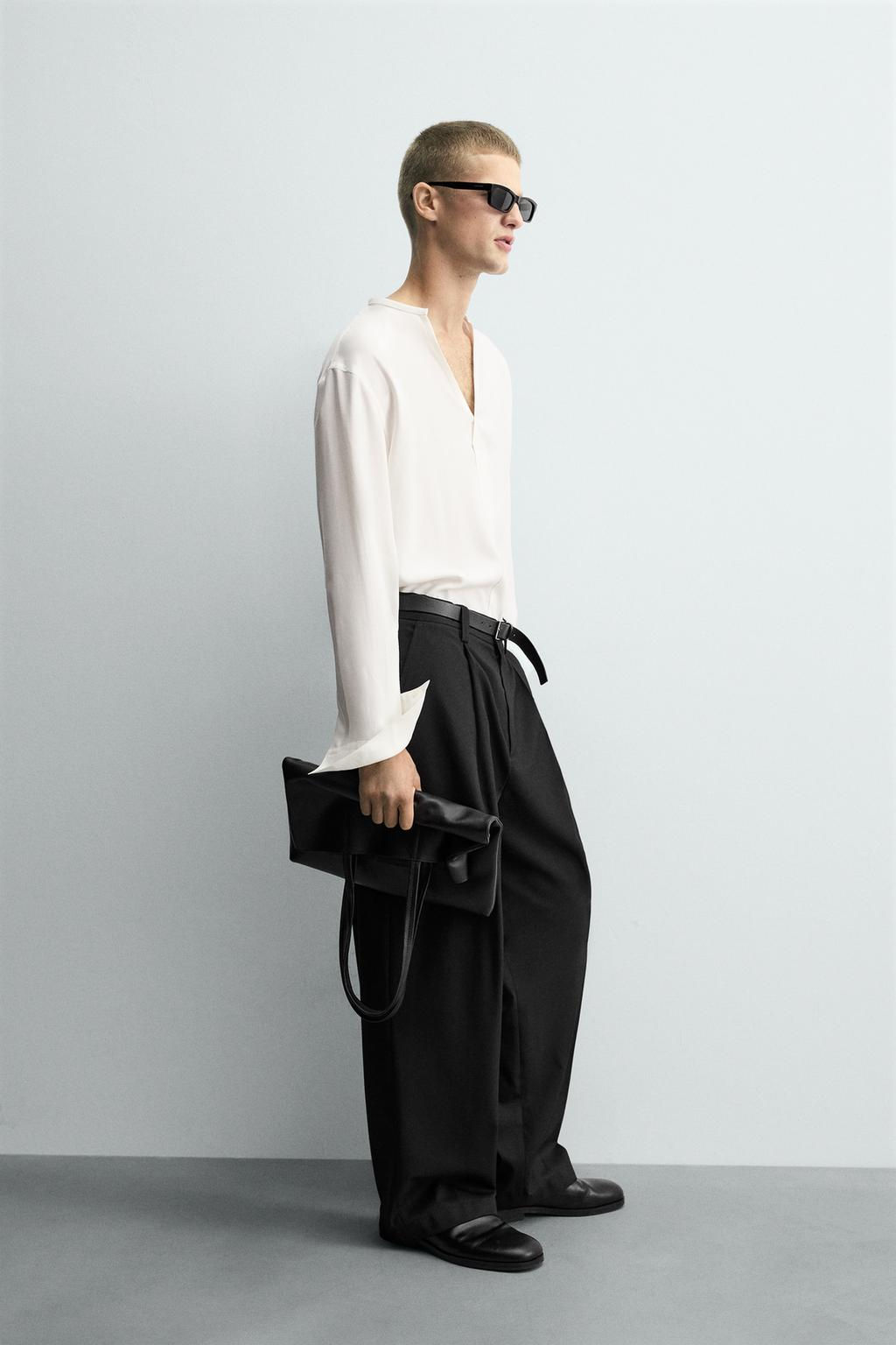 FLOWING RELAXED FIT SHIRT - Zara фото 4
