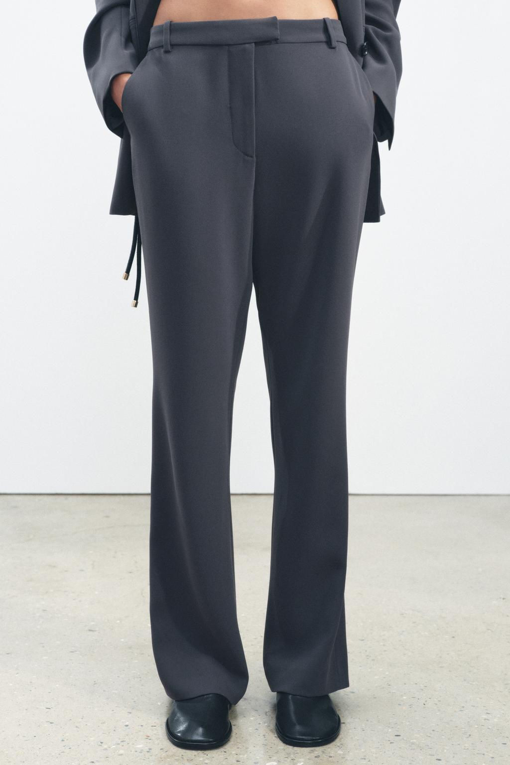ZW COLLECTION STRAIGHT-FIT TROUSERS - Zara фото 23