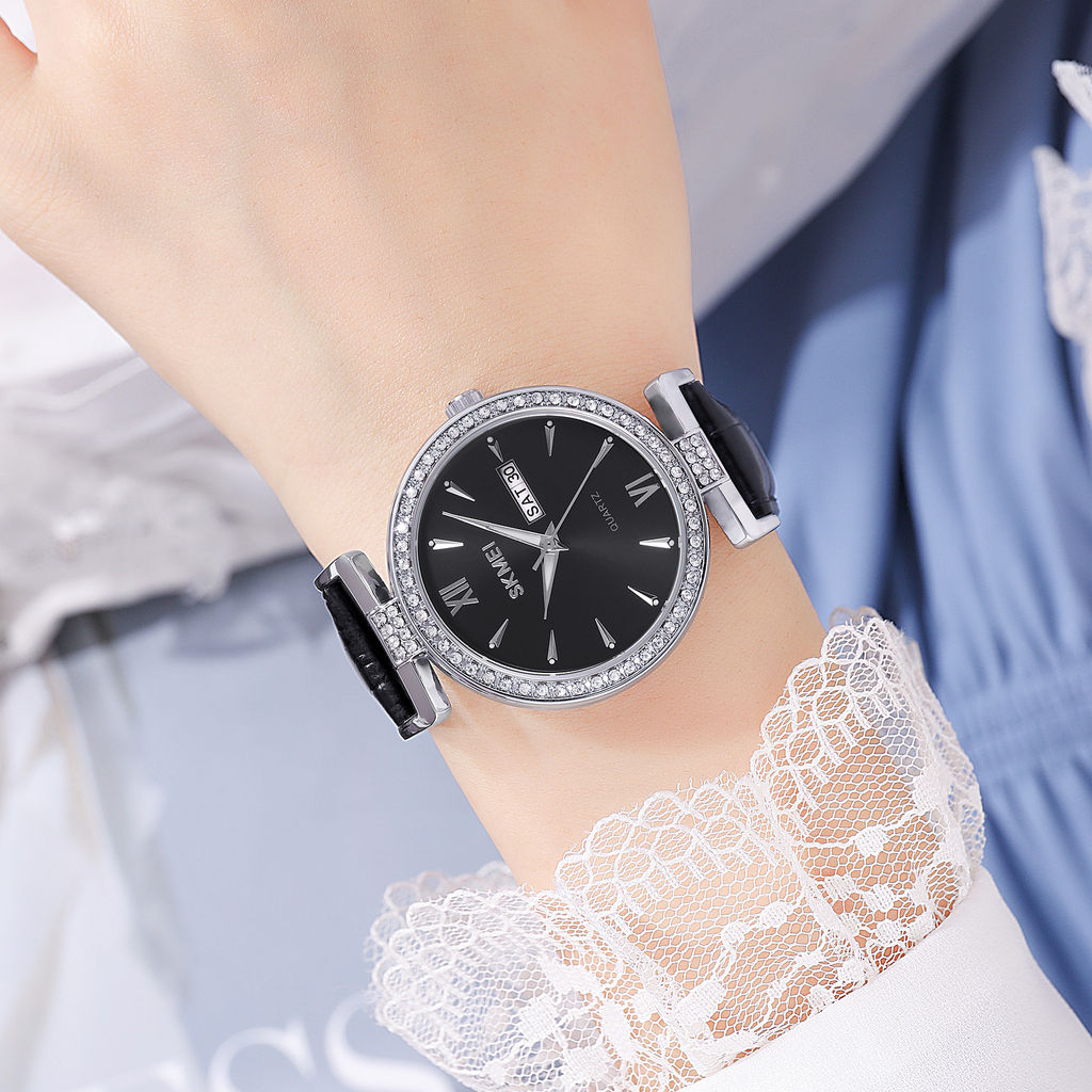 Часы наручные Skmei женские кварцевые 2090silver-black