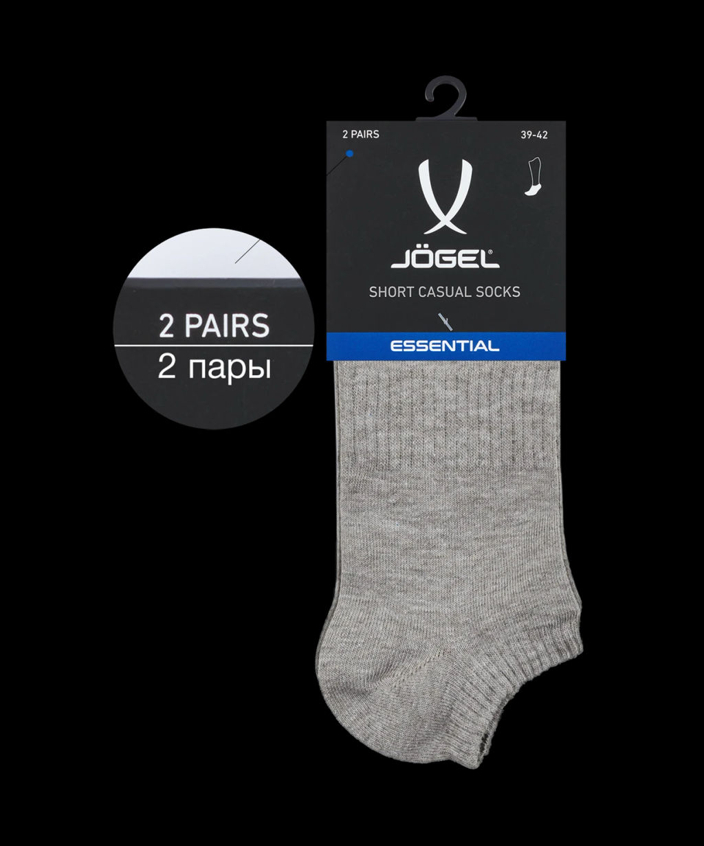 Носки низкие JOGEL ESSENTIAL Short Casual Socks, меланжевый  фото 7