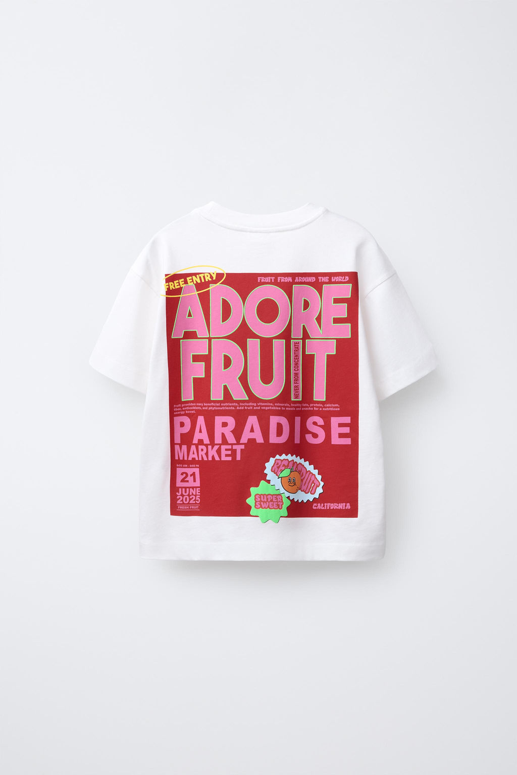 APPLE AND LABEL T-SHIRT - Zara фото 2